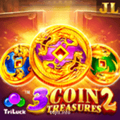 3 Coin Treasures 2 Slot Game Artwork